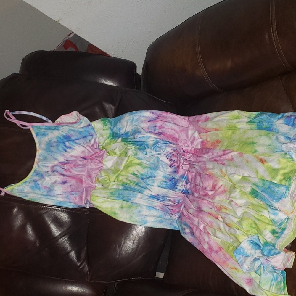 Tye dye maxi dress